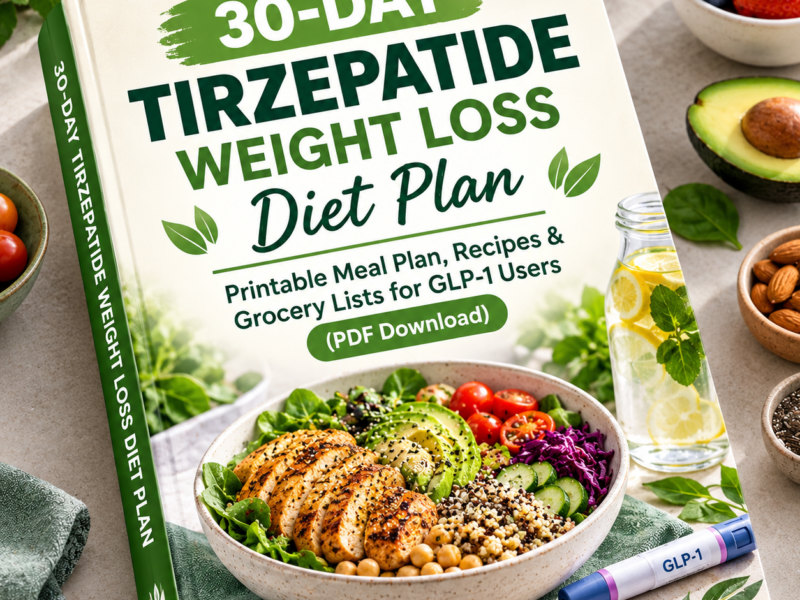 30-Day Tirzepatide Weight Loss Diet Plan