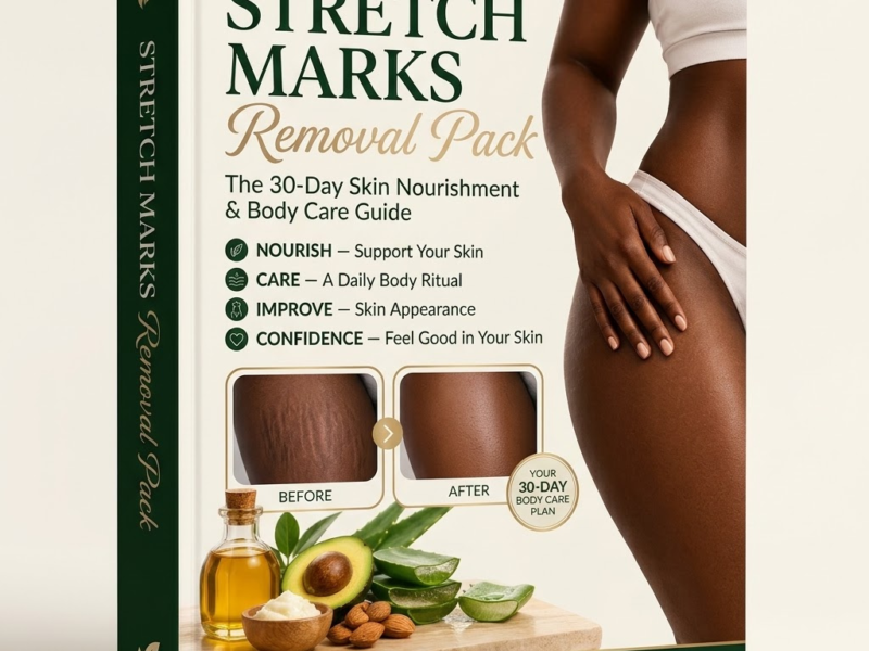 Stretch Marks Removal Pack: The 30-Day Skin Nourishment & Body Care Guide