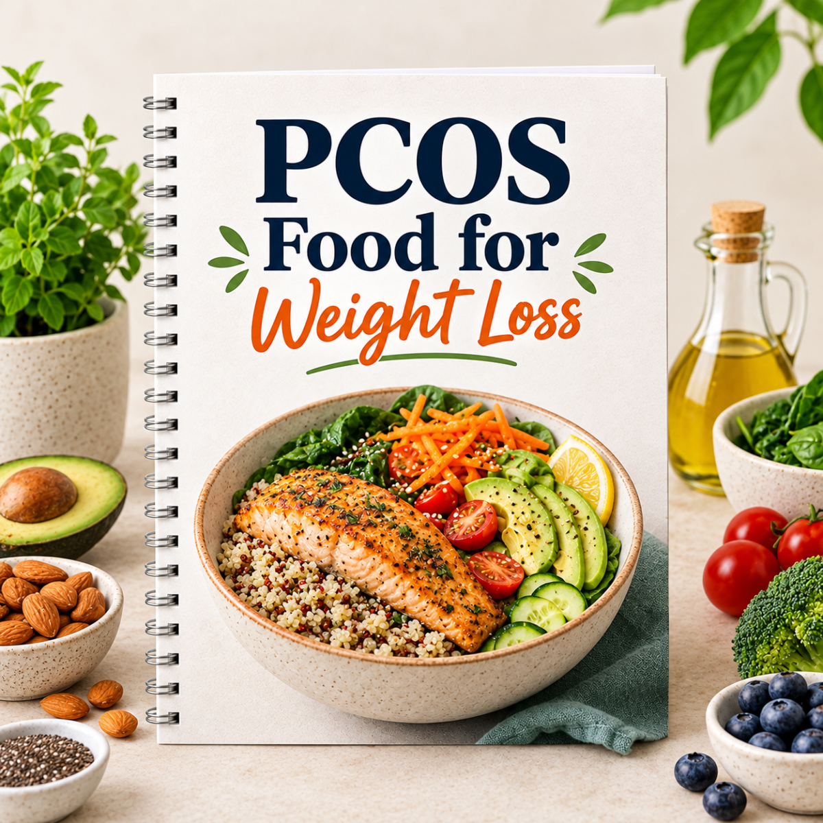 PCOS Weight Loss Diet Plan PDF: 14-Day Meal Plan and 24 Easy Recipes